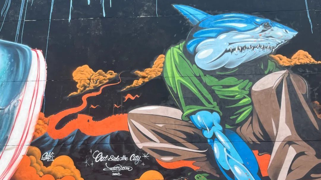 涂了点啥？小编探访怀柔“涂鸦街区”