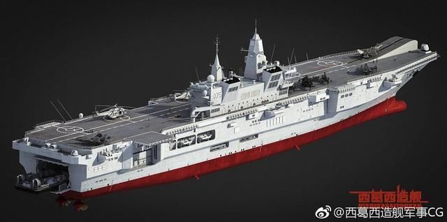 我们不一样,075两栖攻击舰开工了,这样的兔版