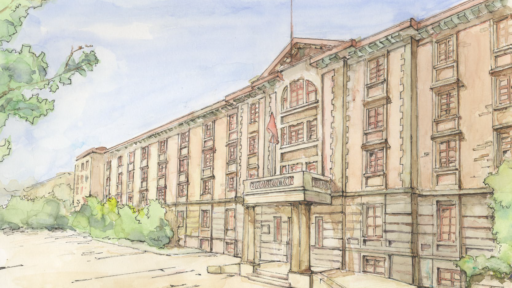 这些北京革命旧址 高校师生亲笔手绘 这些北京革命旧址 高校师生亲笔手绘