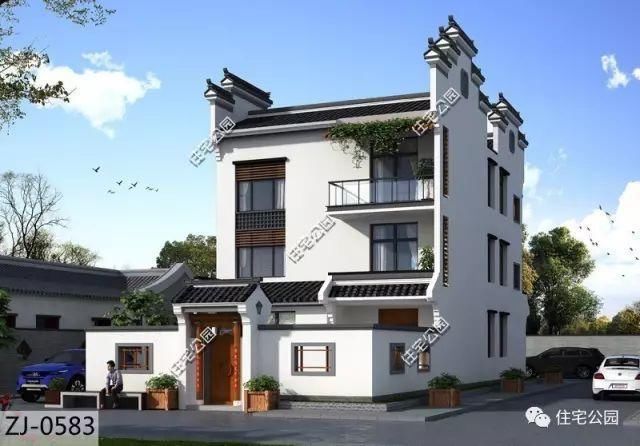 新农村建中式别墅最佳户型前30名,第1有多漂亮