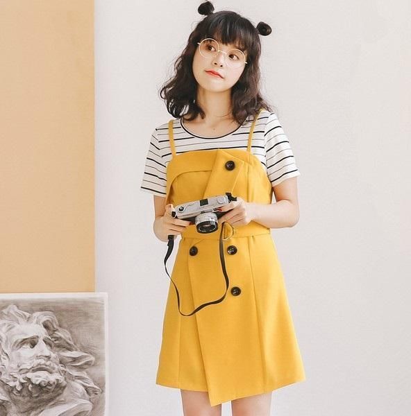 夏季吊带裙怎么搭配好看 小清新吊带裙搭配气