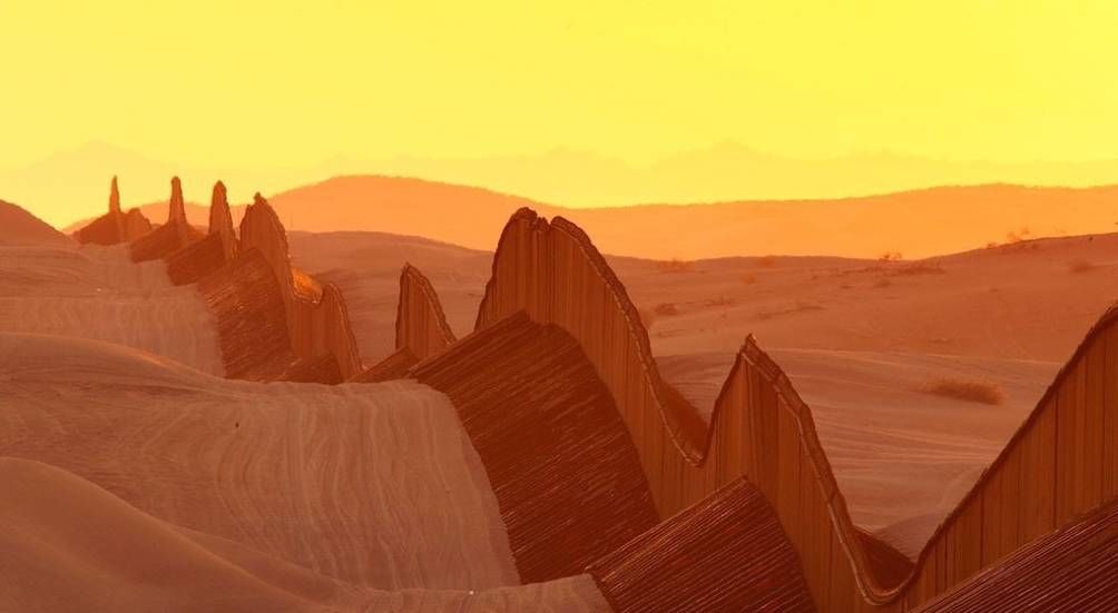 美国和墨西哥的边境墙