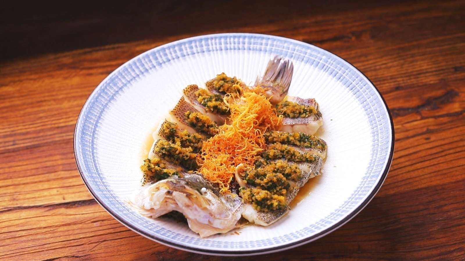 【养生厨房】养生菜“姜蓉皇帝鱼” 【养生厨房】养生菜“姜蓉皇帝鱼”