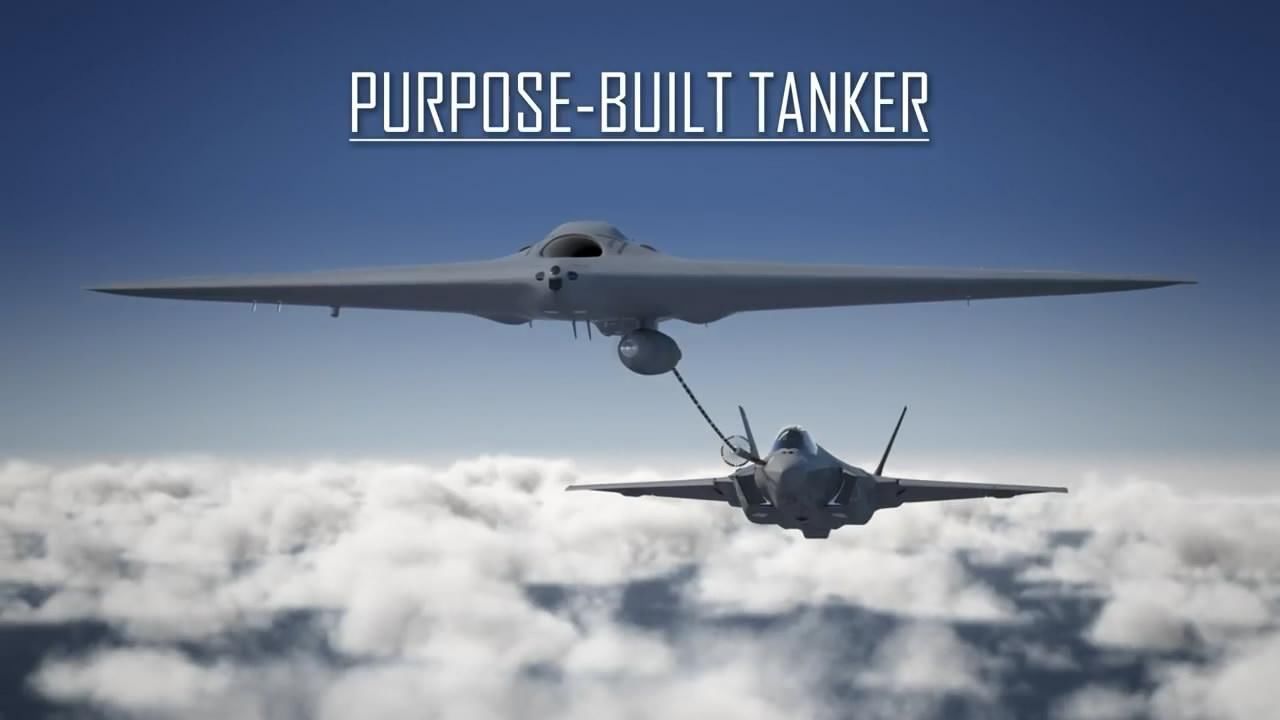 洛马展自研MQ25无人机方案 扩展F35作战半径