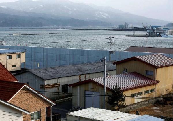 日本建全球首座防海啸墙:13米高耗资百亿,却