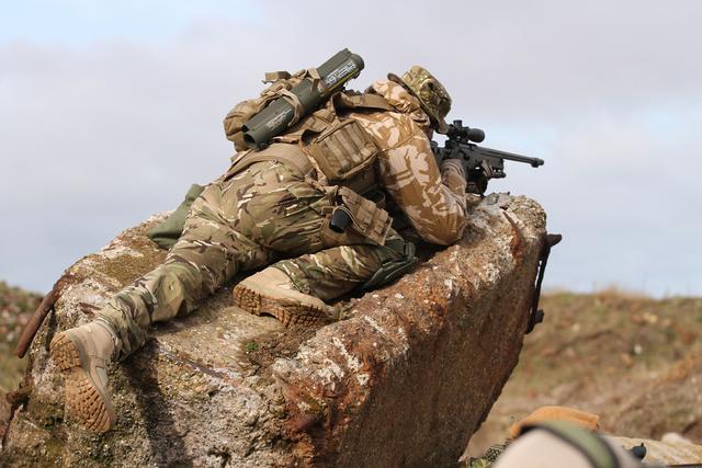 资料图:英国特种空勤团士兵