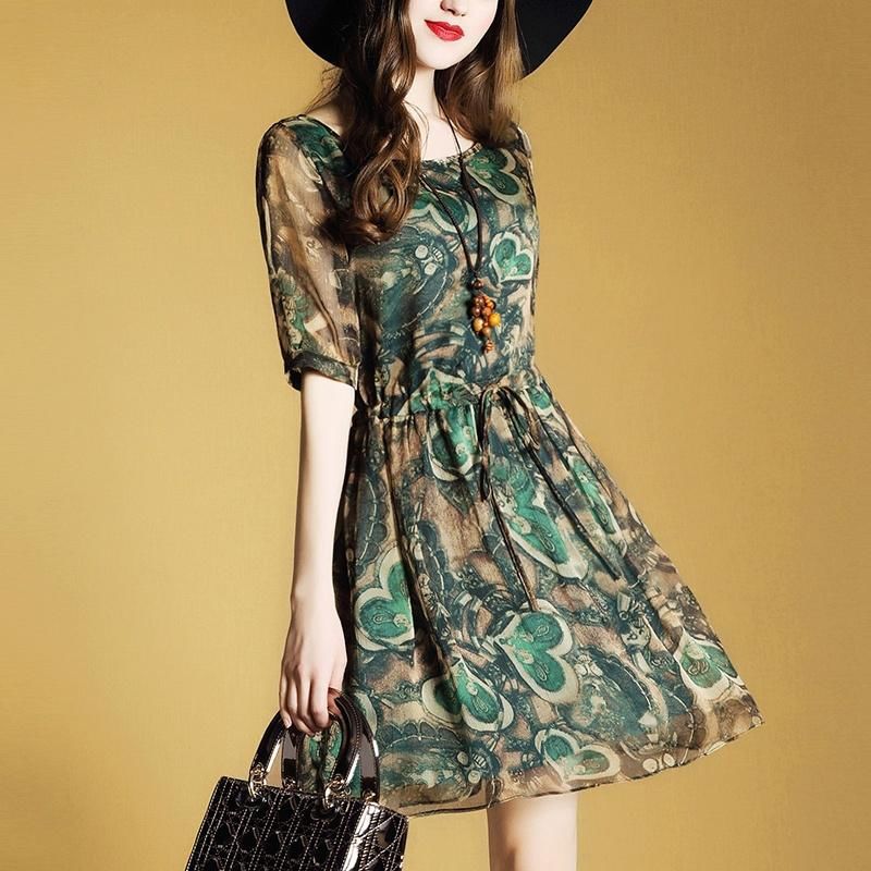 嫂子介绍的真没错,这连衣裙年轻又迷人,美上春