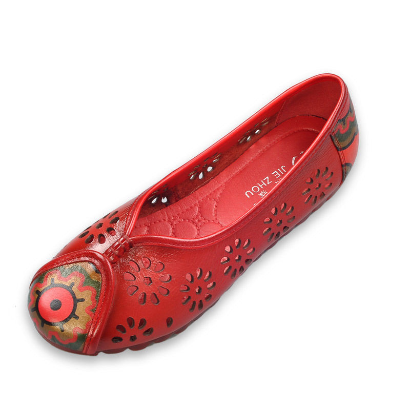 中年妈妈穿高跟鞋,太累脚!试试这妈妈鞋,穿的舒