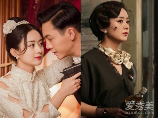 赵丽颖PK刘诗诗 民国小花光发型就美翻了！