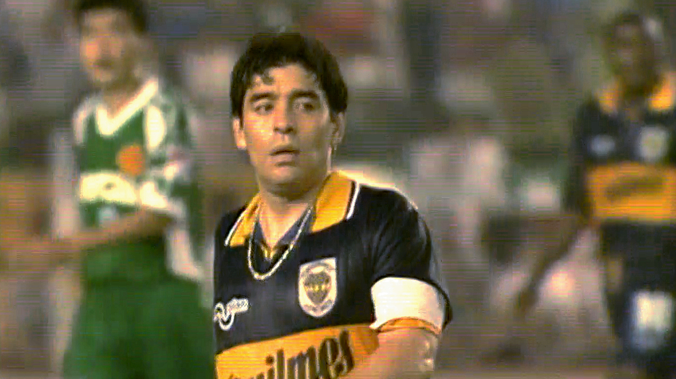 独家揭秘！国安名宿曾在马拉多纳面前抢镜 回顾与球王同场竞技