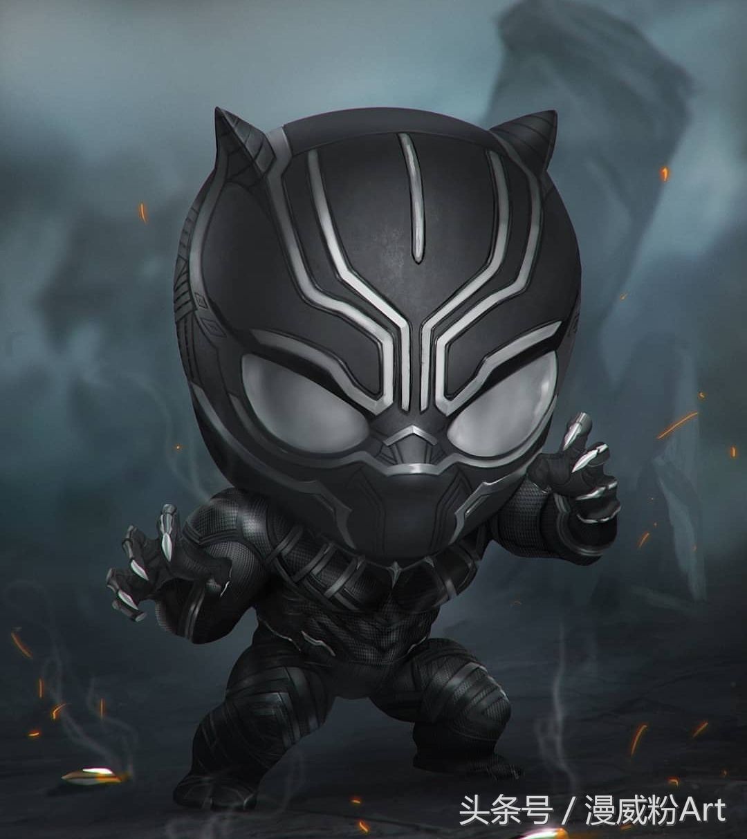 Q萌版漫威复仇者联盟 大头钢铁侠美队死侍 简