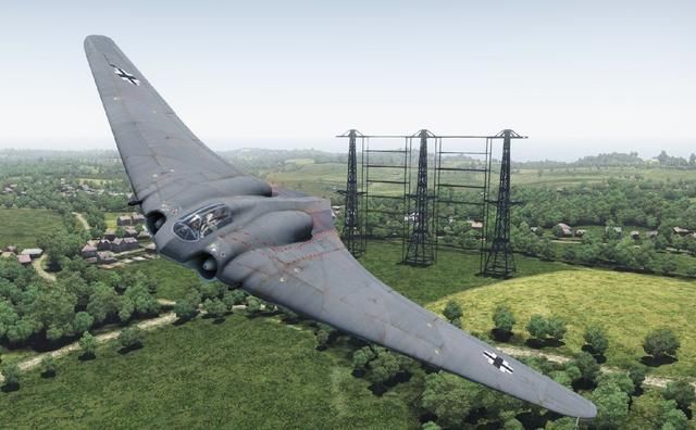 b-2的鼻祖:世界上第一架无尾飞翼隐身轰炸机还是德国造