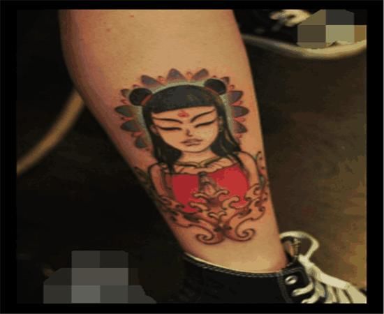 小伙纹身哪咤三太子, 几个月后果断去洗掉纹