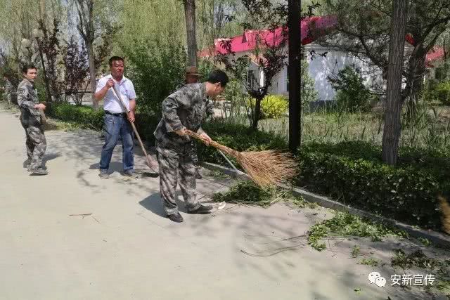 参与环境整治 助力新区建设 安新民兵在行动