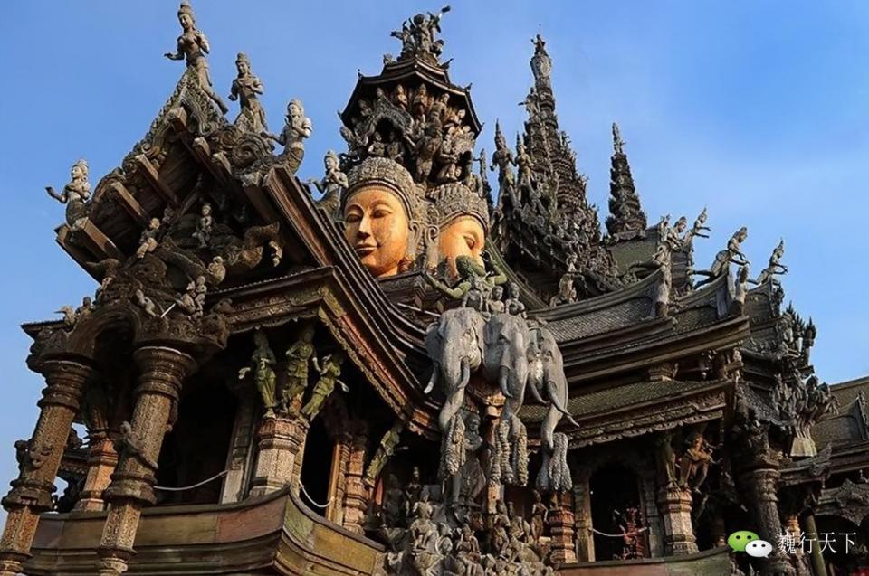 泰国最佳建筑真理寺,竟然隐藏在情色泛滥的芭堤雅