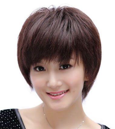 12张波波头做纹理烫图片，魅力从短发开始!