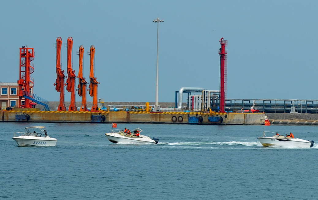 2017年烟台市港口设施保安演习在莱州港举行