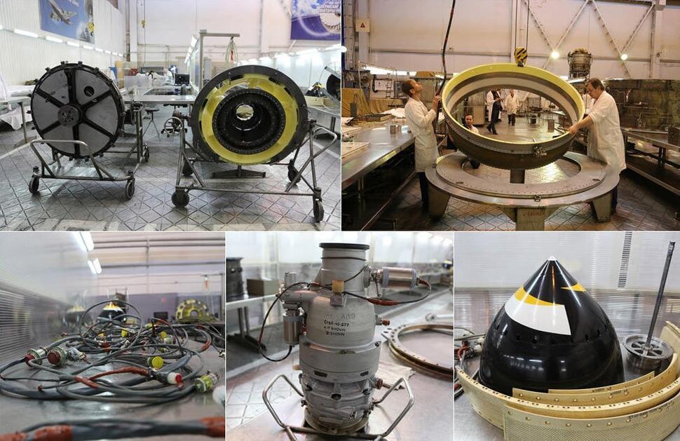 PS-90A涡扇发动机的部件。