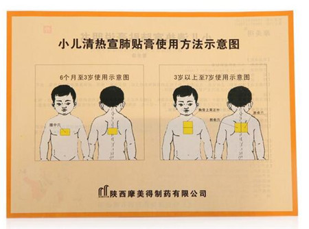 小儿清热宣肺贴膏图解