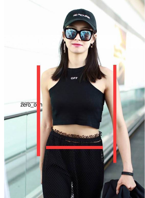 你们没发现吗?宋茜的胯真是窄得太要命了!