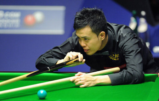 在小组赛第四轮比赛中,由傅家俊与区志伟组成的中国香港队以4比1战胜