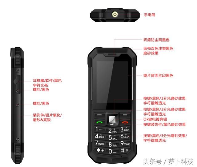 硬杠诺基亚!国产神机发力三防+全网通功能机,