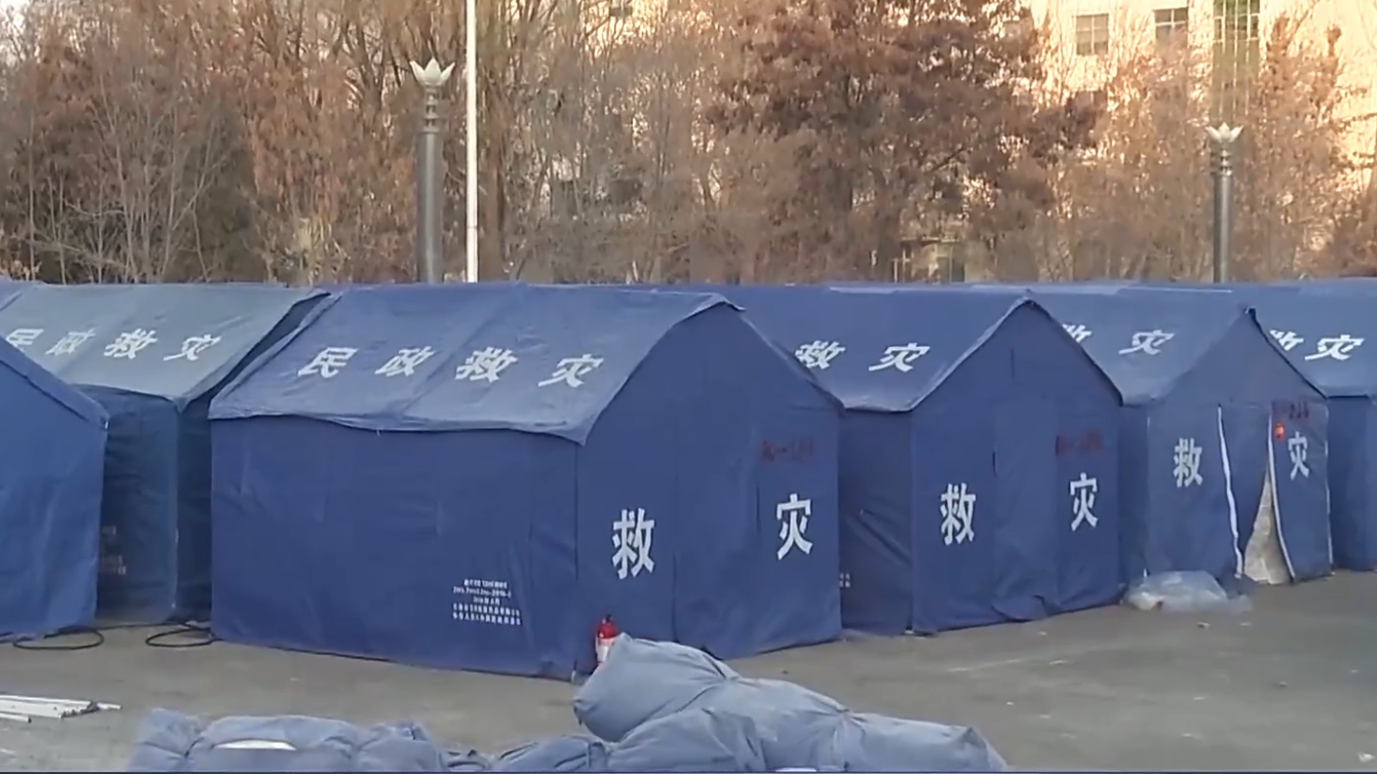 新疆阿克苏地区乌什县地震 记者探访阿合奇县安置点