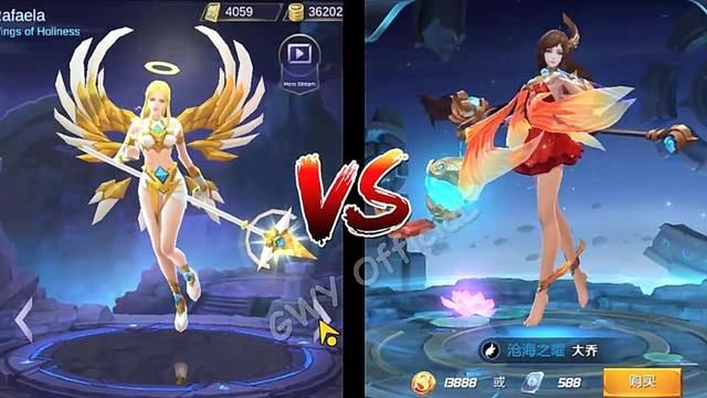 王者荣耀被抄袭?大乔变天使,诸葛亮变丑,盗版