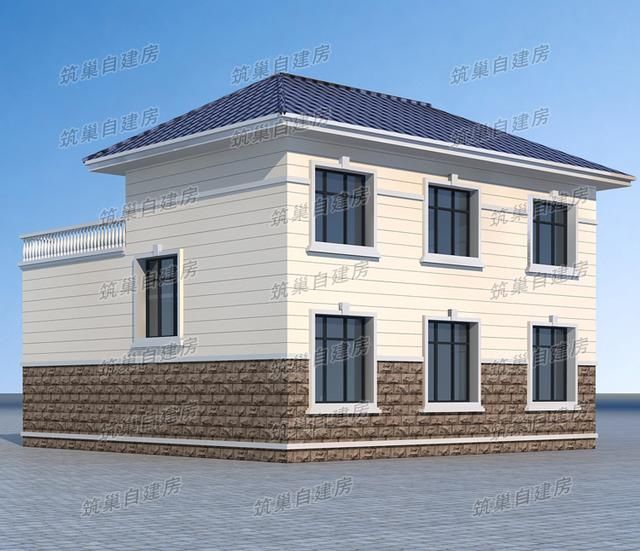 2款20万二层农村自建房,原来农村住宅可以这么