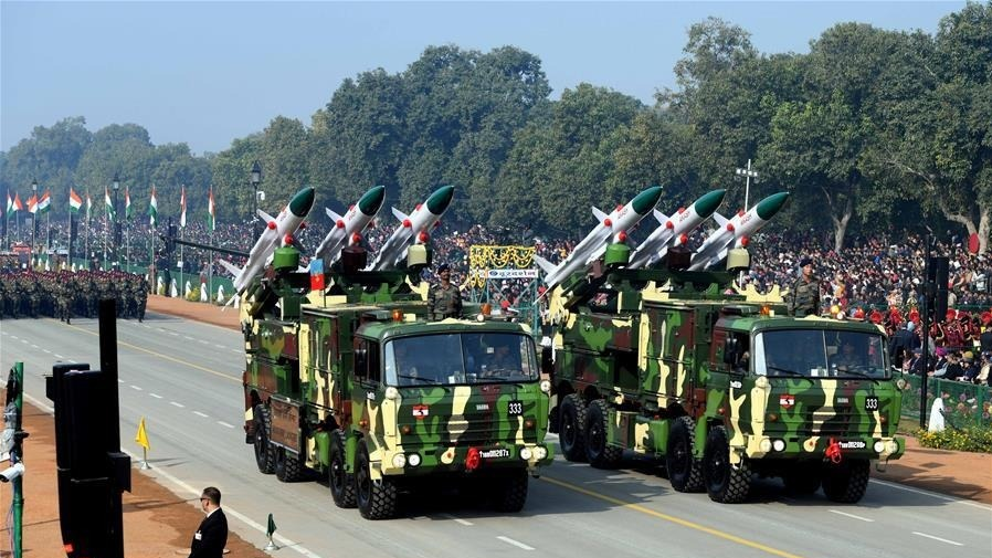 印度首都新德里举行阅兵式庆祝共和国日 印度首都新德里举行阅兵式庆祝共和国日