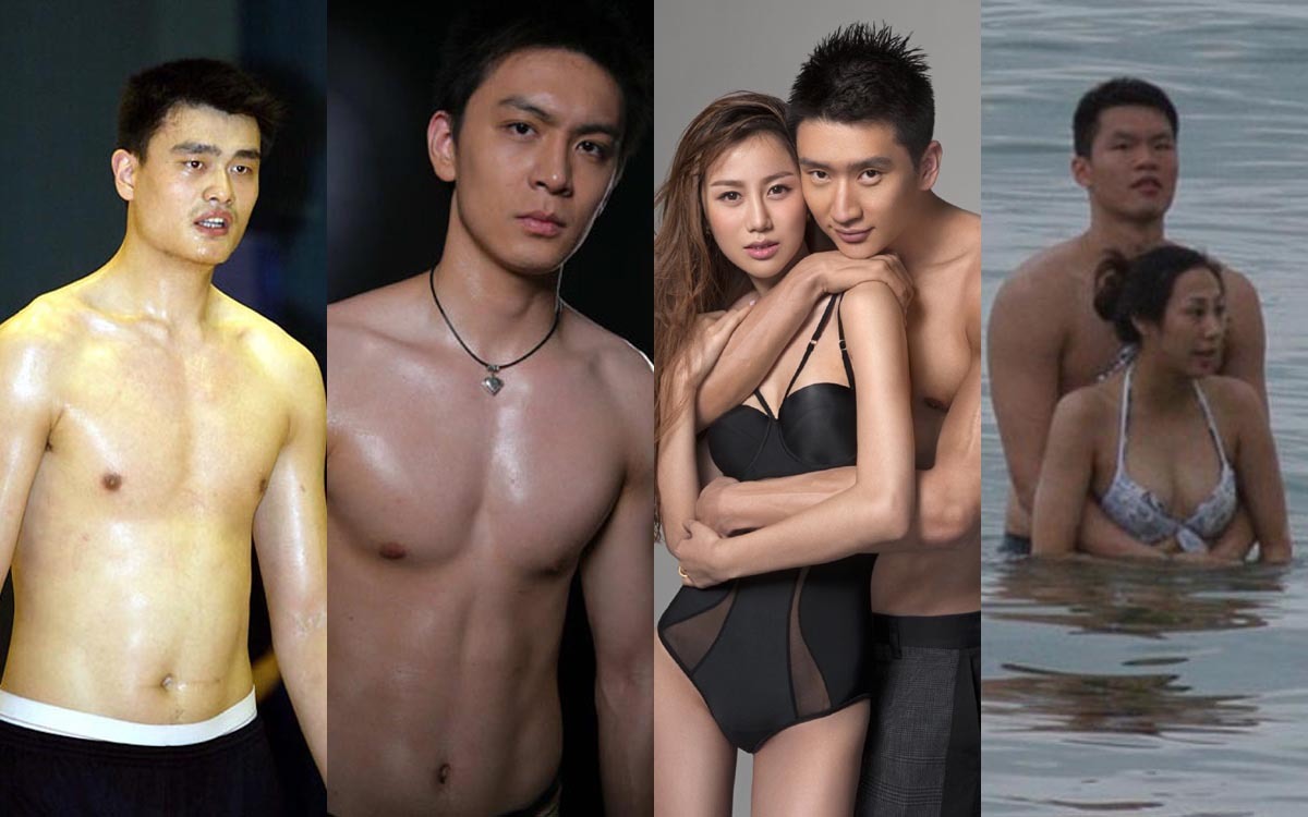 组图 盘点男篮半裸杀手姚明曾吓懵赵蕊蕊