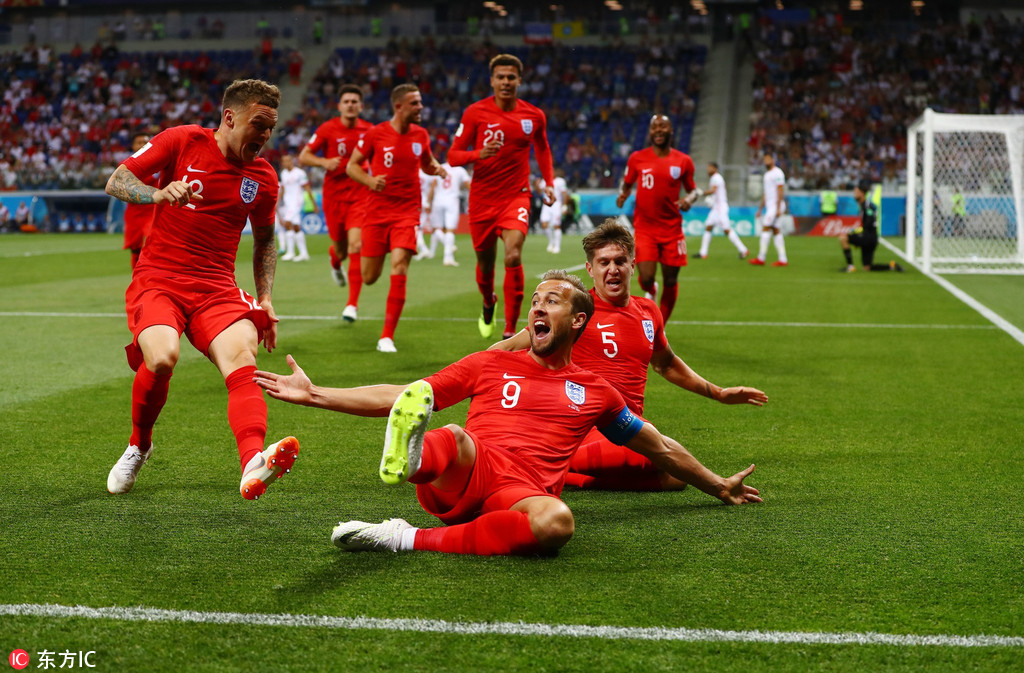 北京时间6月19日（周二）凌晨02点00分，2018年俄罗斯世界杯进行了G组首轮的一场比赛，在伏尔加格勒竞技场由英格兰对阵突尼斯，凯恩打入个人世界杯首球，随后沃克送点塞西罚入扳平，最后时刻凯恩头球完成绝杀，英格兰2-1取胜。