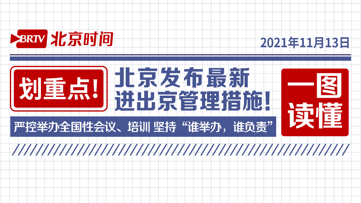 北京发布最新进出京管理措施：严控办会 坚持“谁举办、谁负责”！