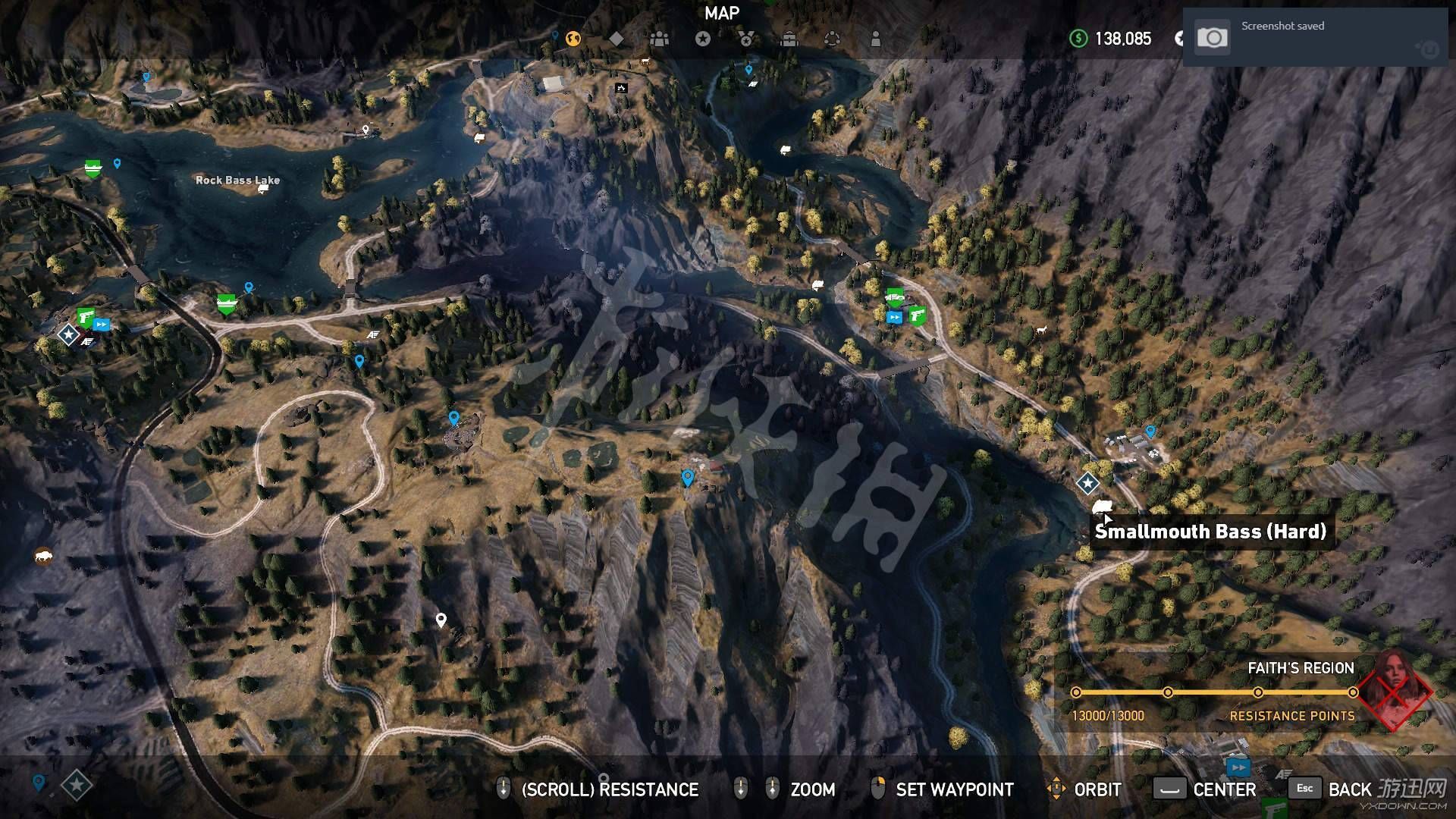 孤岛惊魂5兔子+鹰+草药+困难钓鱼点全位置汇