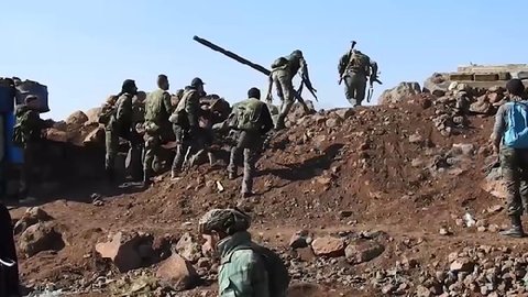 俄军刚撤叙联军就不会打仗了,伤亡惨重