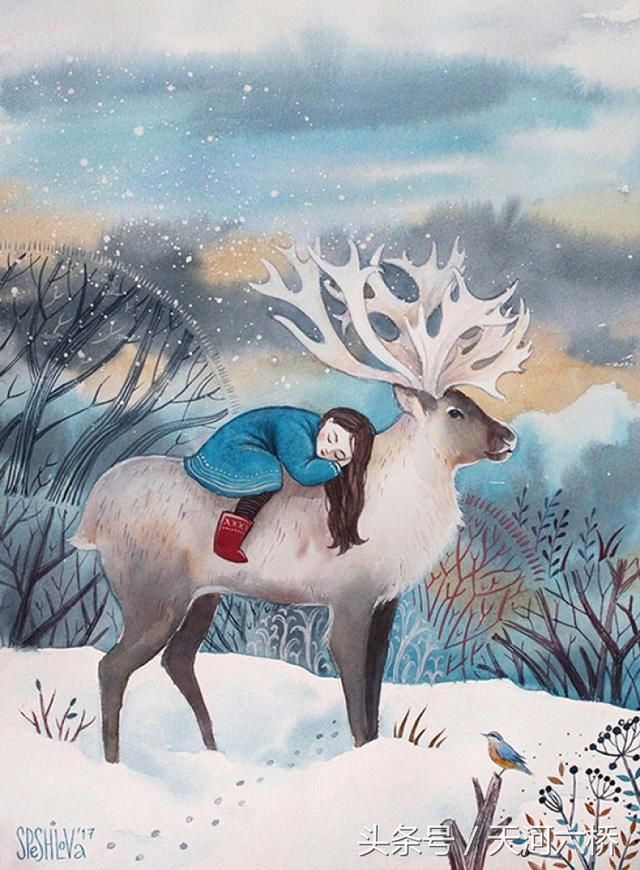 心理学:4个麋鹿女孩,哪个女孩最孤单,测你会是