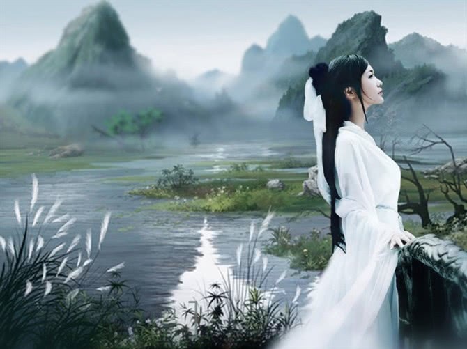 读睡精选古诗词 日暮炊烟屋上旋,蝉鸣蛙鼓响云