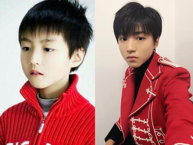 小时候的鹿晗跟现在的样子没有变化,都是帅哥一枚.