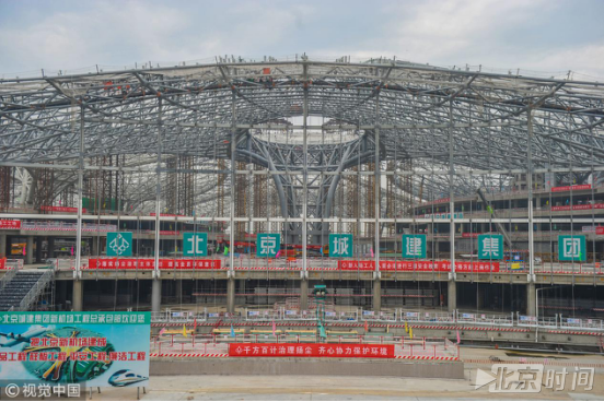 一天一个样！北京新机场雏形初现
