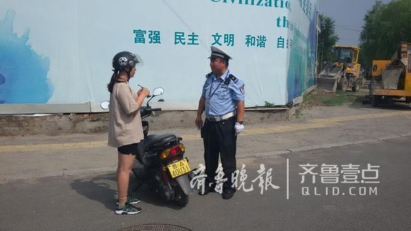 为给无牌摩托车加油欲挪用他人号牌?济南交警