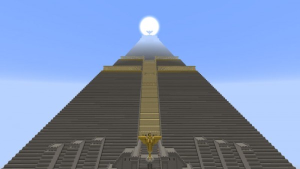 达人用《我的世界》还原《权力的游戏》金字塔