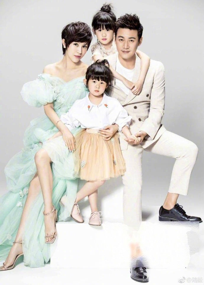 陆毅二女儿初长成,长高也长胖了,小脸蛋圆圆的萌翻了