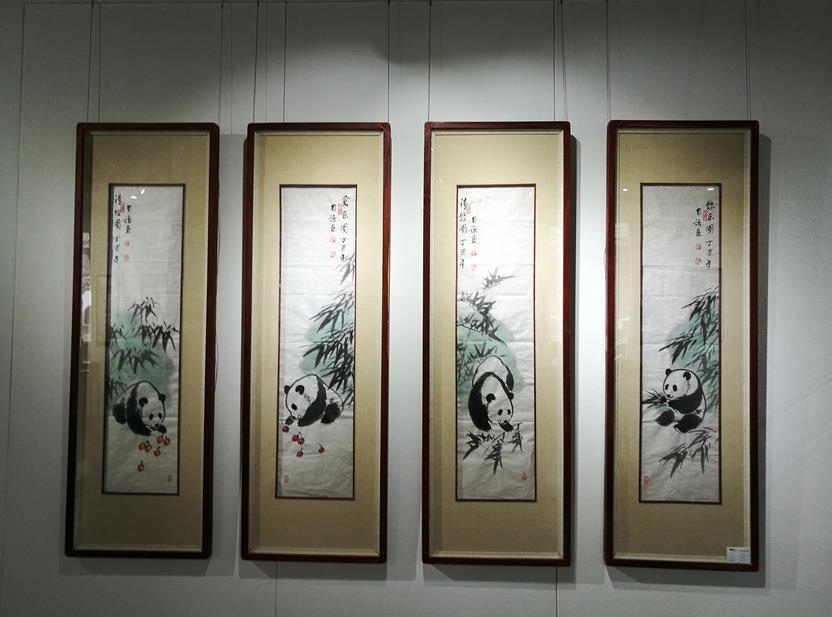 中国风李自强中国画展亮相郑州文博城