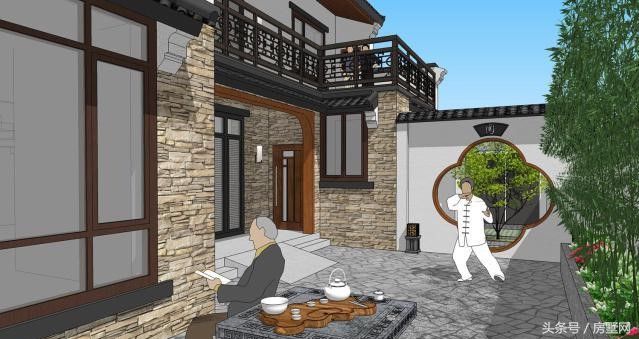 占地120平米的改良四合院,这种房子住起来才叫