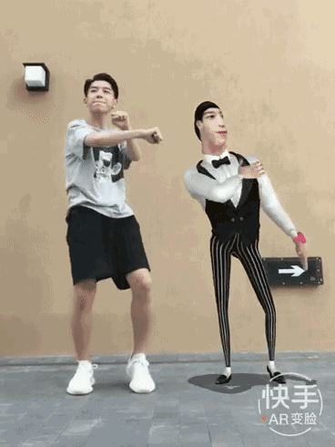 快手推出人脸移植新玩法,抖音只能望其项背!