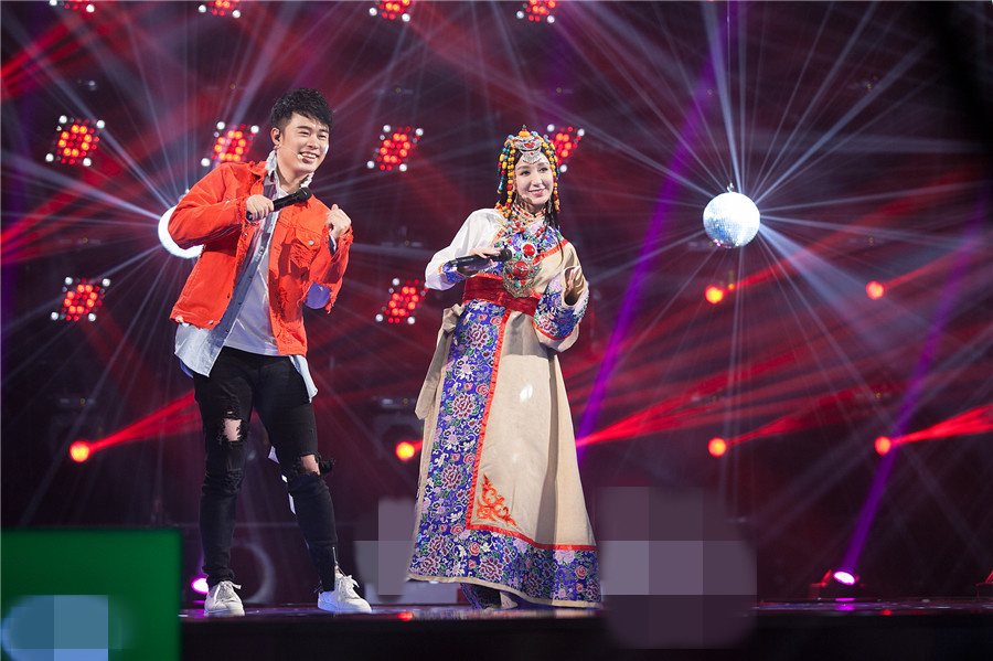 陈赫、娄艺潇互动