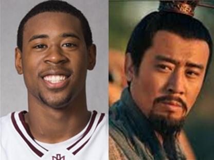 小乔丹高四的时候转学到基督教生活中心学院，高四赛季场均26.1分15.2篮板8.1盖帽，单场20次盖帽破校史纪录。话说，当年小乔丹的样貌，已经颇有“皇叔”风范了。