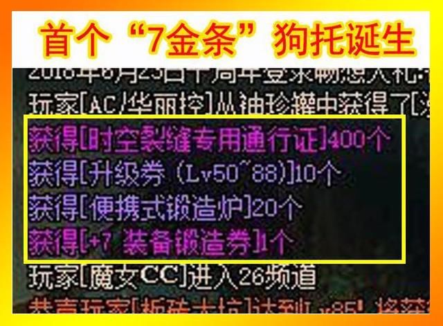 DNF 国服首个7金条狗托诞生:16开工作室,力