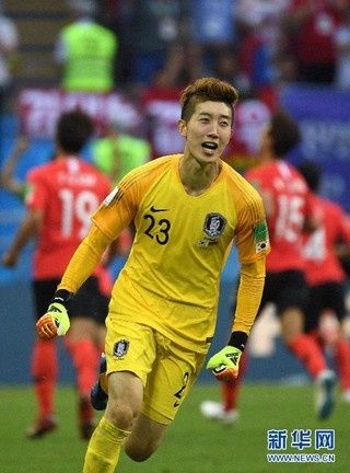 韩国门将赵贤佑:23号守门员的一号水准获称
