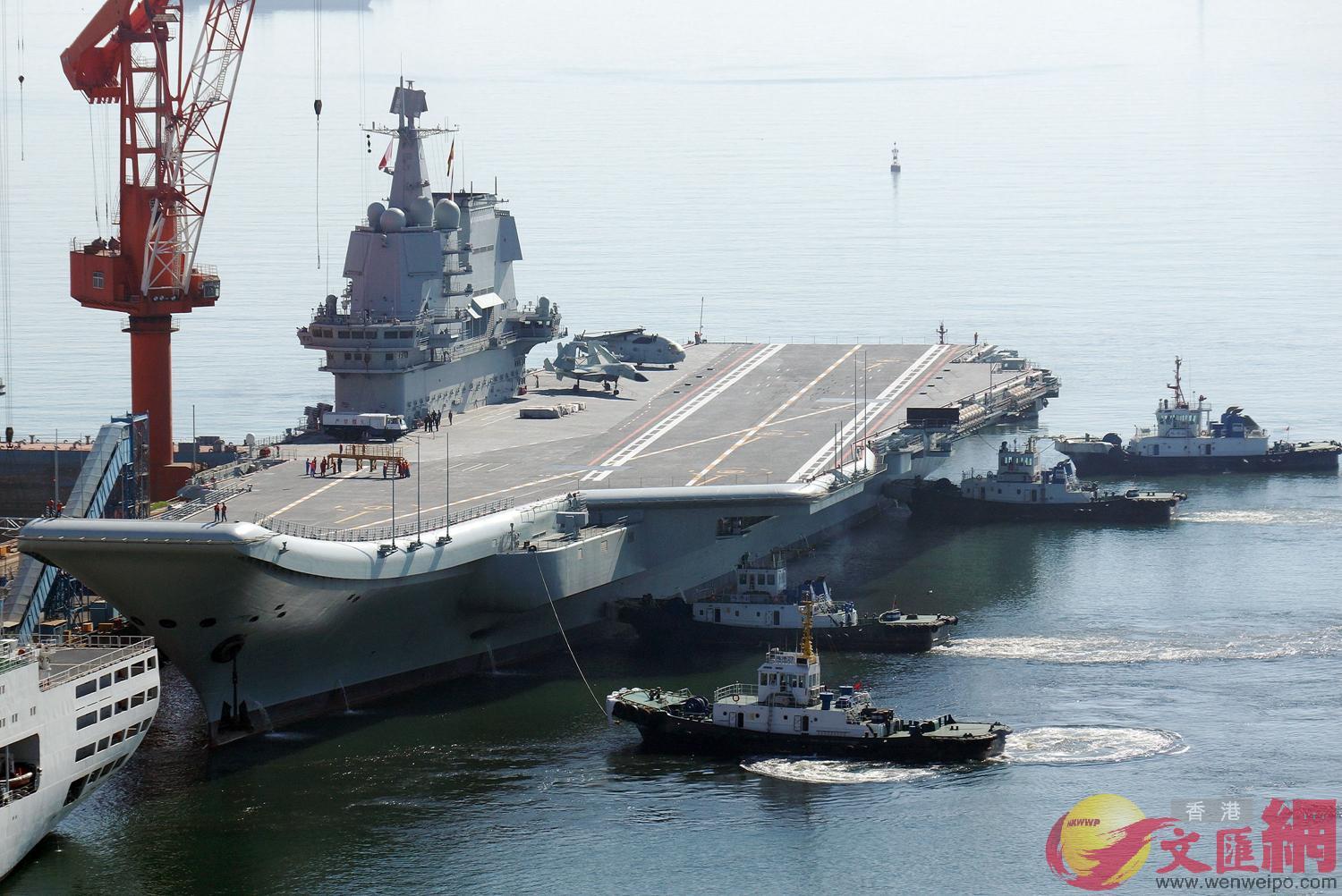 国产航母完成第6次海试 首次进行舰载机起降试验